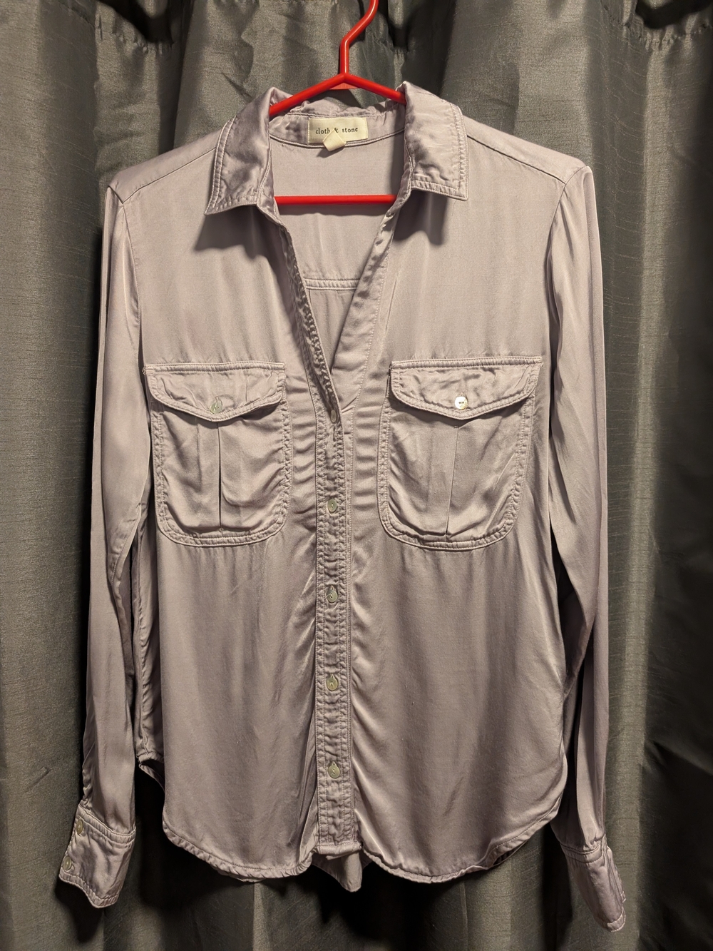 cloth & stone Lavender Button-Down Shirt